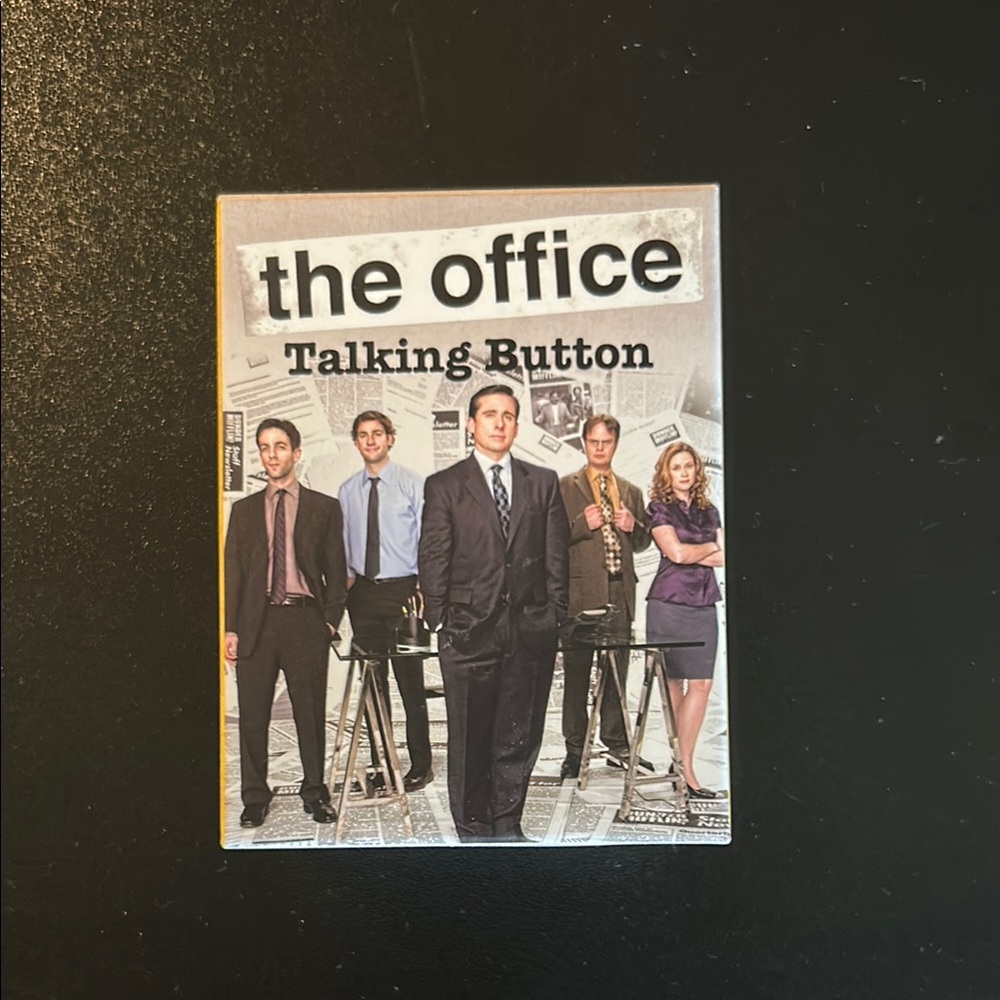 The Office Talking Button - Black